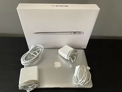 Apple MacBook Air 13  2013 A1466 8GB 256GB Flash W/3x Chargers! Hard Shell! Box • $175.95