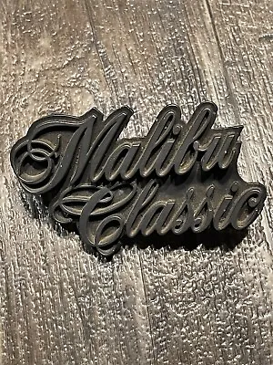 $14.99 • Buy Vintage 1976 1977 Chevy Malibu Classic Script Grille Emblem