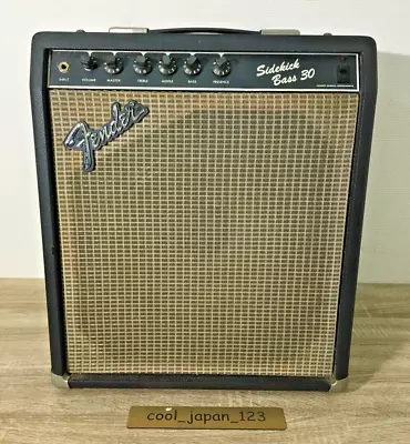 Fender Sidekick Bass 30 Combo Amplifier 1980s Japan Made Vintage Working Tested • $238.88