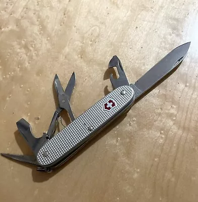 Victorinox Swiss Army Pioneer X Pocket Knife Multi-Tool Silver Alox 93mm • $30