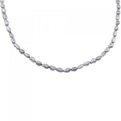 Authentic MIKIMOTO Black Pearl Necklace  #260-006-990-5674 • $3143.75