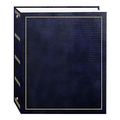 Pioneer 100 Magnetic Page 3-Ring Photo Album Navy Blue • $20.02