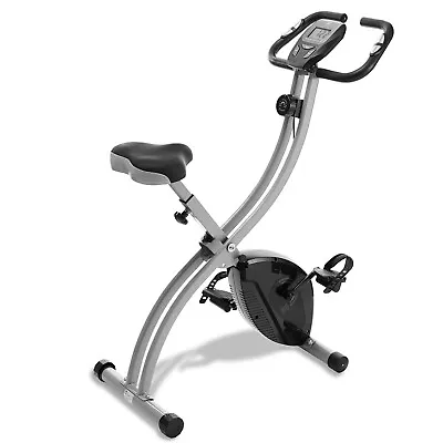 Folding Stationary Upright Indoor Cycling Exercise Bike With LCD Monitor • $119.99