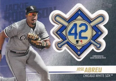 Topps 2018 Update Series Jose Abreu #jrp-jr Jackie Robinson Day Patch Card • £9.99