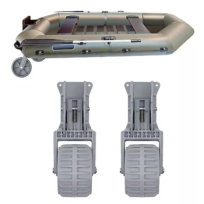 £58 • Buy 2pcs Detachable Dinghy Launching Wheels, Folding Boat Dinghy Inflatable Wheeler