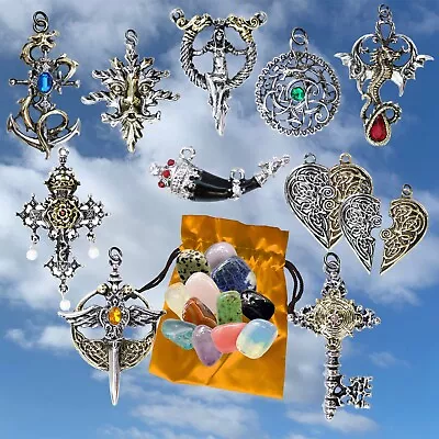 LOST TREASURES OF ALBION PENDANT Hampton Court Cross Boudicca Dragon FREE GIFT • £9.94