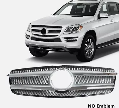 Front Upper Bumper Grille Fits 2013 2014 2015 2016 Mercedes GL X166 GL450 GL550 • $90