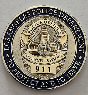 Los Angeles Police Department Guns And Coffee LAPD Police Challenge Coin • $19.99