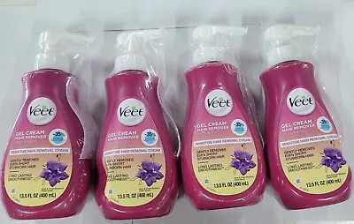 4 PK Veet Gel Hair Remover Cream Sensitive Formula 13.5oz Exp. 9/25 • $39.99