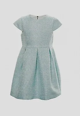 Marie Chantal Effie Mint Jacquard Dress BNWT 12 Years. Beautiful And Elegant. • £58