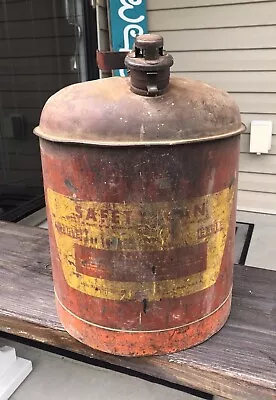 Vintage Metal EAGLE U1-50S TYPE I - 5 Gallon US Safety Gas Gasoline Can KUENZ • $24.99