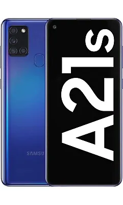 Samsung Galaxy A21s - 32GB - Blue (Unlocked) (Dual SIM) Smart Phone • £103.99