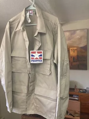 Hemingway Safari Prepper Men's Field Military Jacket - Desert Khaki - L  Man • $25