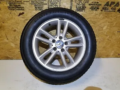 03 04 05 06 Mercedes C230 Alloy Wheel Rim & Tire 225/55zr16 W203 Oem • $199