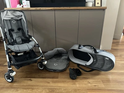 £500 • Buy Bugaboo Bee 5, With Cocoon (bassinet) Footmuff, Raincover
