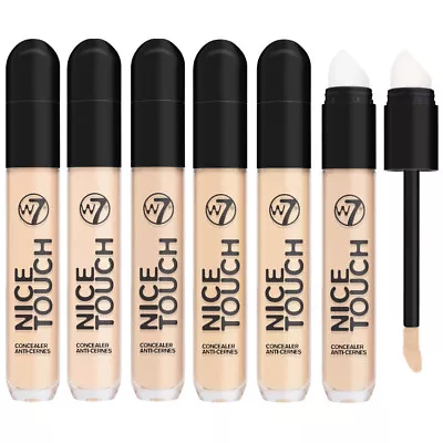 W7 London Nice Touch Concealer Anti-Cernes 6ml - Vanila Ivory Natuarl Beige Sand • £4.68