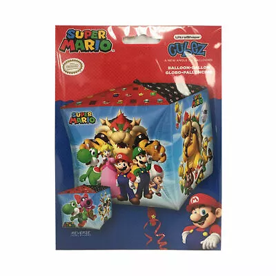 2 Super Mario Brothers Cubez 15in Balloon Birthday Nintendo Bros Party Wii Yoshi • $9.99