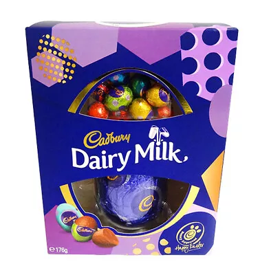 Cadbury Dairy Milk Egg Gift Box ( 168g) • $9.10