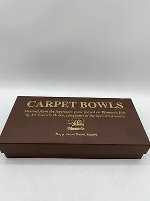 $29.99 • Buy Nauticalia Drake's Mini Carpet Bowls 50mm Indoor Bowling Game