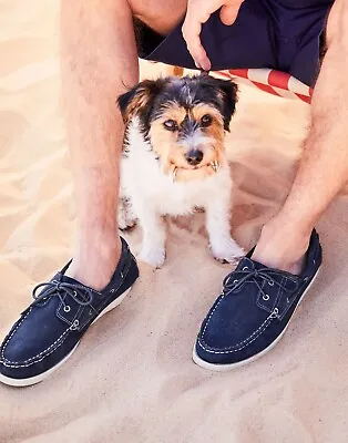 £55 • Buy Mens Joules Swinton Boat Shoes In Tan & Navy - All Sizes 