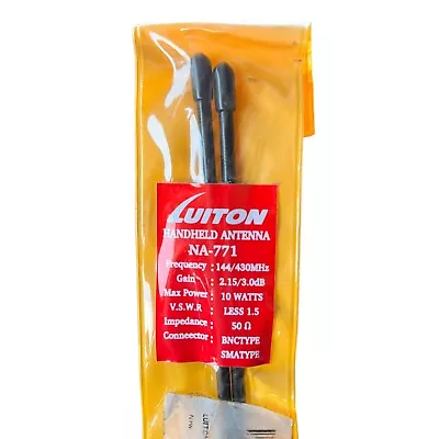 Lotion Handheld Antenna NA-771 15.5 Inch 2 Pack Nagoya Series Black 10 Watt Max • $15.99