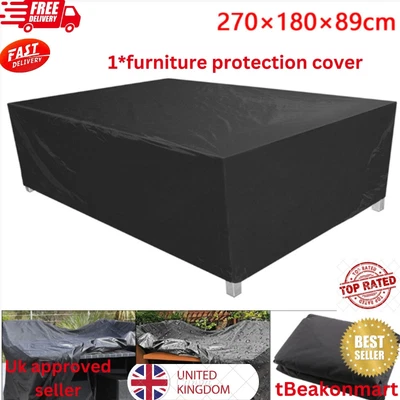 £4.49 • Buy Heavy Duty Waterproof Garden Patio Furniture Cover For Rattan Table Cube Outdoor
