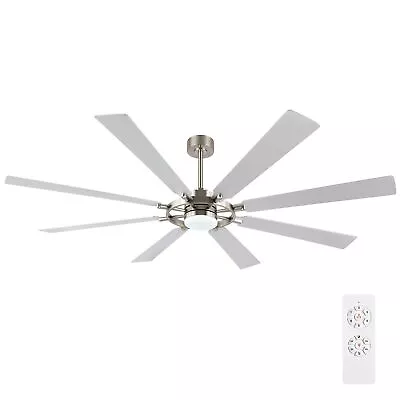 80  Ceiling Fan With Lights And Remote Control Wood 8 Blades 6-Speed Noisele... • $443.62