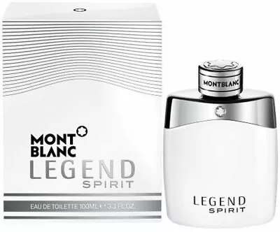 Mont Blanc Legend Spirit 3.3 Oz Eau De Toilette Spray New Mens Cologne Box Nib • $37.99