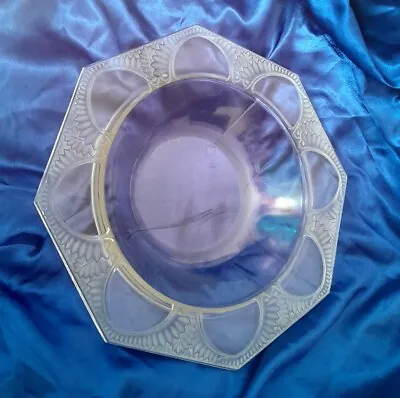 R Lalique Eight Pointed Star Shape Large Bowl Mint. Signed In Block R Lalique • £750