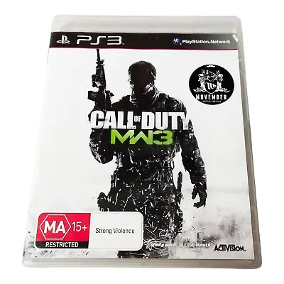Call Of Duty Modern Warfare 3 PS3 Replacement Case & Manual Genuine Original • $4.79