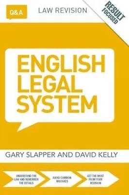 £161.77 • Buy Q&A English Legal System By Slapper  New 9781138423633 Fast Free Shipping..