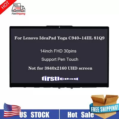 For Lenovo IdeaPad Yoga C940-14IIL 81Q9000FUS 81Q9000GUS LCD Touch Screen FHD • $129