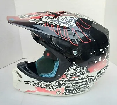 $159.95 • Buy Fox V3 Pilot Racing Helmet Model 16348008 Size Large James  Bubba  Stewart VGC