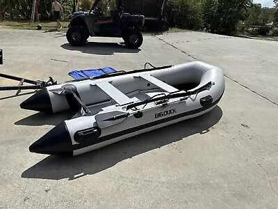Big Duck 3.3m Inflatable Boat With 6Hp Mercury Outboard • $1350