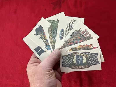 LOT OF 7 COOL FORD TEMPORARY TATTOOS FUELED BY FORD 100th ANNIVERSARY HORSE ETC. • $9.99