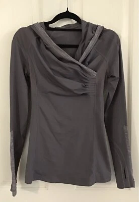 $20 • Buy Lululemon Long Sleeve Top Hoodie Sz 2(CAN) 6(AUS)
