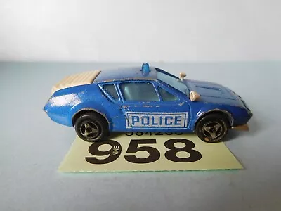 Majorette No 264 Alpine A 310 Police Car 1:55 Made In France (958) • £1