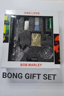 Smoking Gift Set. Glass Bong & Pipe. Gauze. Grinder. 2 Roach. Zippo Lighter.  • £19.99