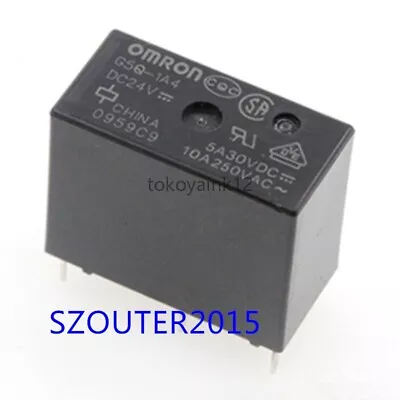 1x 2x 5x 10x G5Q-1A4-DC24V OMRON RELAY 24VDC 10A 4PIN NEW • $6.99