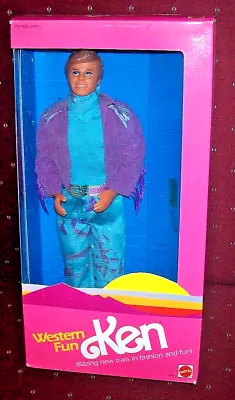 1989 WESTERN FUN KEN MINT In BOX NRFB XLNT CONDITION FREE SHIPPING!! • $35