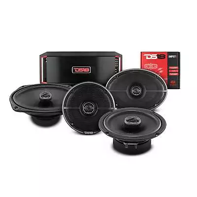 Ford F-250 Crew Cab 2015-2020 DS18 Car Door Speakers & Amplifier Better Package • $434.95