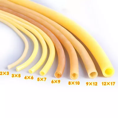 Ø1.6mm~12mm Natural Latex Rubber Surgical Tube Band Elastic Slingshot Catapult • $293.50