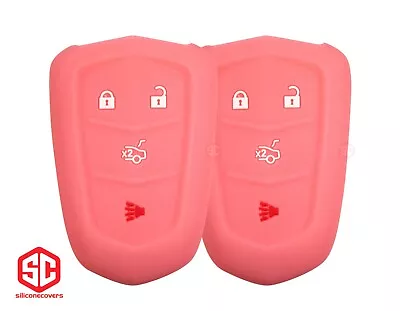 2x New KeyFob Remote Fobik Silicone Cover Fit / For Select GM CADILLAC Vehicles • $12.95