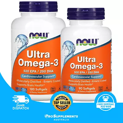 NOW FOODS Ultra Omega-3 1000 Mg  2 Sizes • $78.90