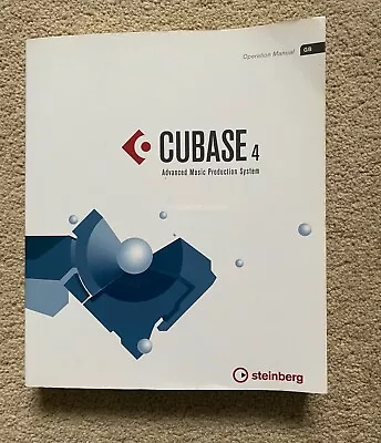 Cubase 4 Advanced Music Production System Operation Manual - Good Condition • £10