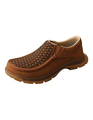 Twisted X Casual Shoes Mens Oblique Slip On Clay Cocoa MFS0002 • $144.95