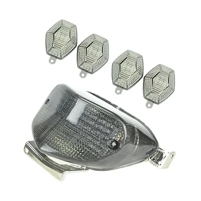 Led Tail Light+Signal Lens Fit Suzuki GSXR 01-03 600 00-03 750 01-02 1000 Smoked • $90.25