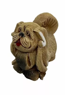 J J Madison Pekingese Dog  Figurine Pottery • $11.90