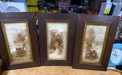 £150 • Buy VICTORIAN ERA ELMER KEENE PRINTS Country/Coastal Scenes Cattle Sheep Oak Frames