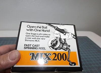 Shimano MLX 200 Fast Cast Vintage Spinning Reel Original Box • $60